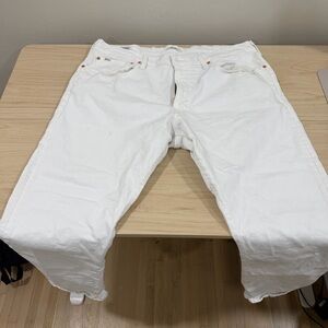 Polo Ralph Lauren Men White Straight Jeans 38x30